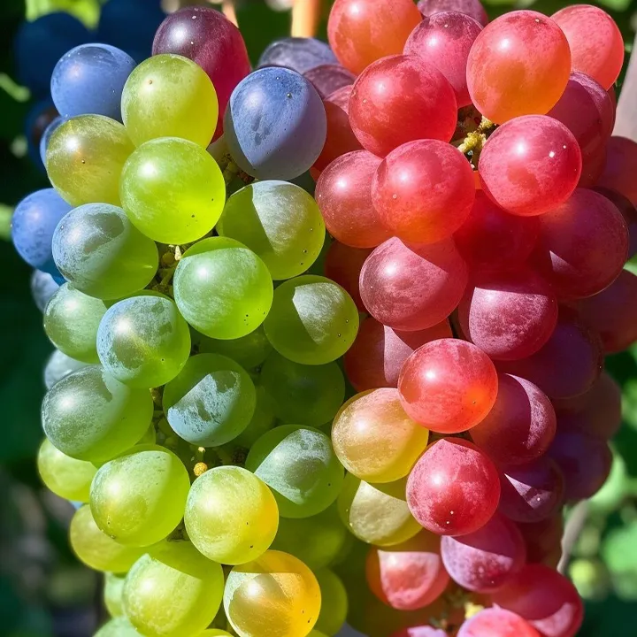 Rainbow grape seeds: plant dreamy colors and harvest sweet and juicy new experiences Jonyparkseed®