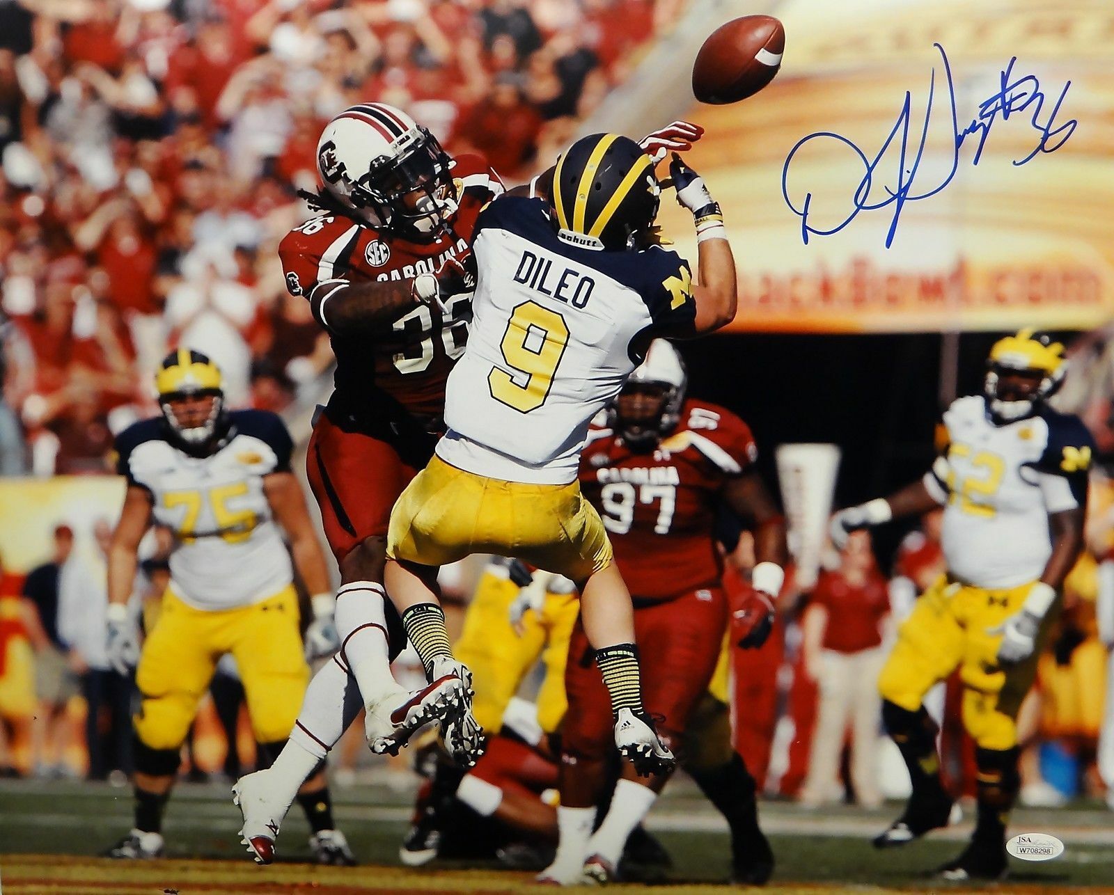 D.J. Swearinger Signed/ Autographed South Carolina 16x20 Photo Poster painting- JSA W Auth