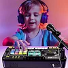 DJ turntable children's toys baby electronic piano multi-function rhythm music instrument