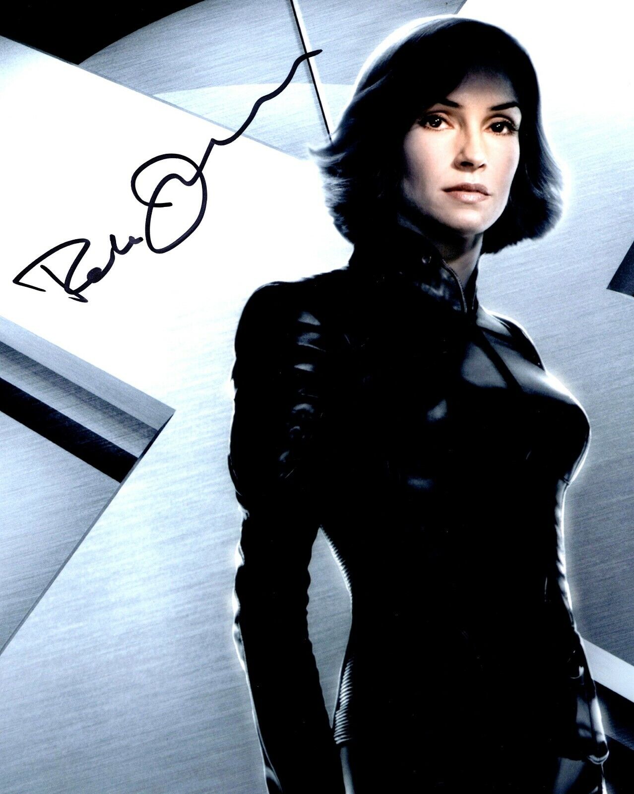 AUTOGRAPHED 8X10 SIGNED BY FAMKE JANSSEN IN THE X-MEN MOVIES UACC COA