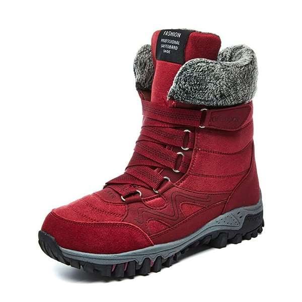 Pre-Christmas Promotion -Winter Warm Outdoor Gray Women's Snow Boots