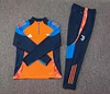 2024/2025 Juventus Half-Pull Training Suit Orange Football Shirt 1:1 Thai Quality Set