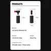 Bicycle CO2 Valve Head Kit with Foam Sleeve M&A Valves Adapter for Cycling