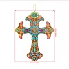 Diamond Painting-DIY Cross Decoration Pendant