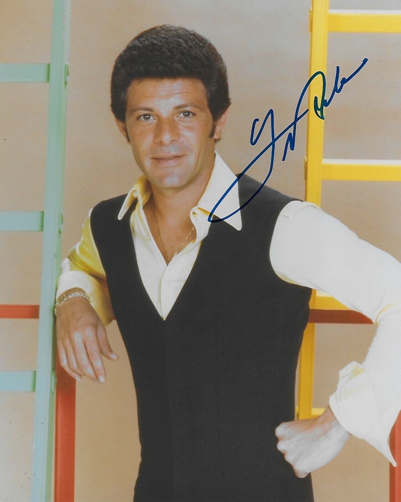 Frankie Avalon Original Autographed 8X10 Photo Poster painting #2 - Beach Party, Grease