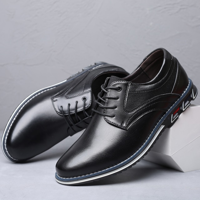 Gatsby Shoes Fancy Oxford Leather Shoes