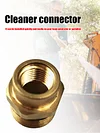 1/4 Inch F-M22 Brass Washer Adapter Quick Connection Foam Nozzle Brass Connector