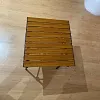 Outdoor folding chairs for camping, picnics, outdoor height-adjustable table