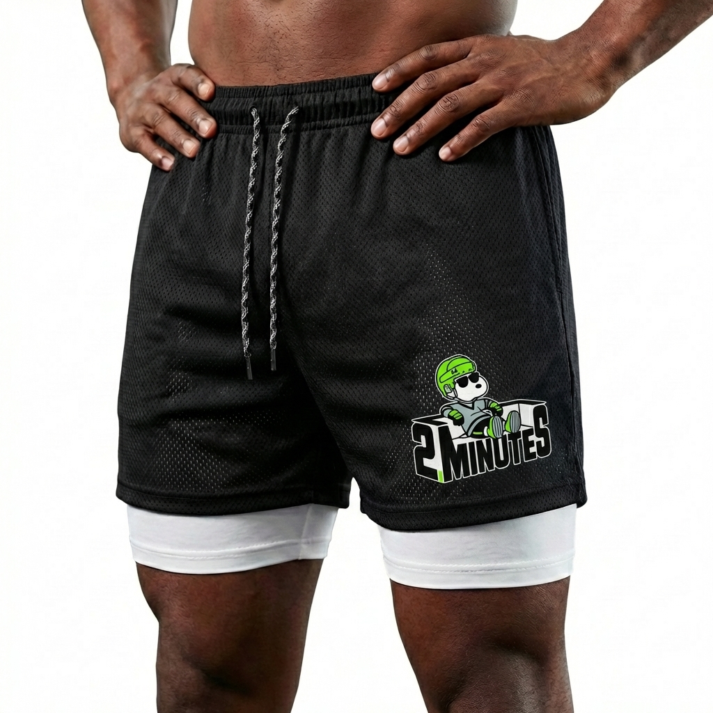 Hockey-themed printed shorts &ndash; Men&rsquo;s fun sports and leisure shorts Avantcool