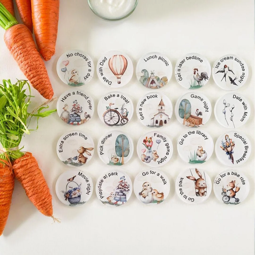 20 Acrylic Easter Tokens