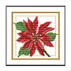 Flower-11CT Stamped Cross Stitch Kit(21*21cm)