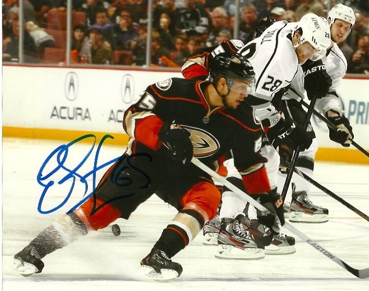 Anaheim Ducks Emerson Etem Autographed Signed 8x10 Photo Poster painting COA