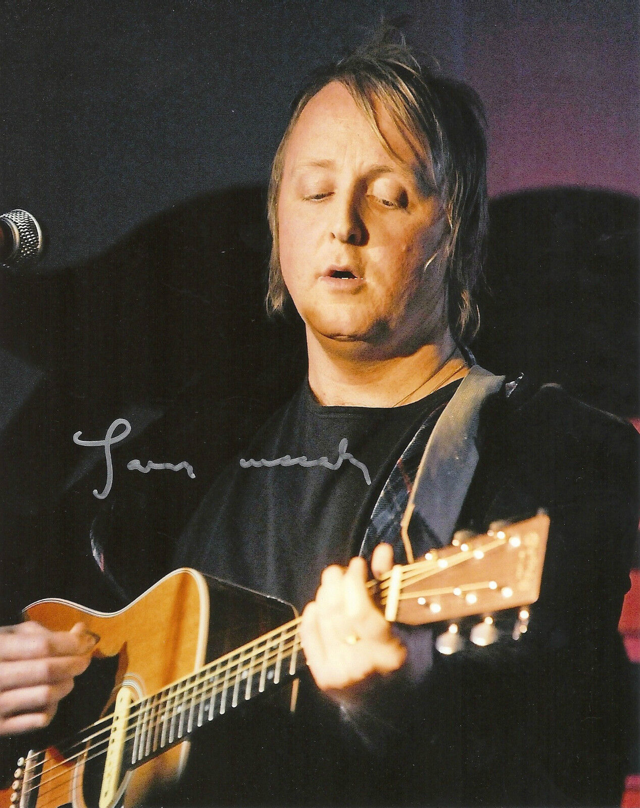 JAMES MCCARTNEY 'AVAILABLE LIGHT' SIGNED 8X10 PICTURE 3 *BEATLES