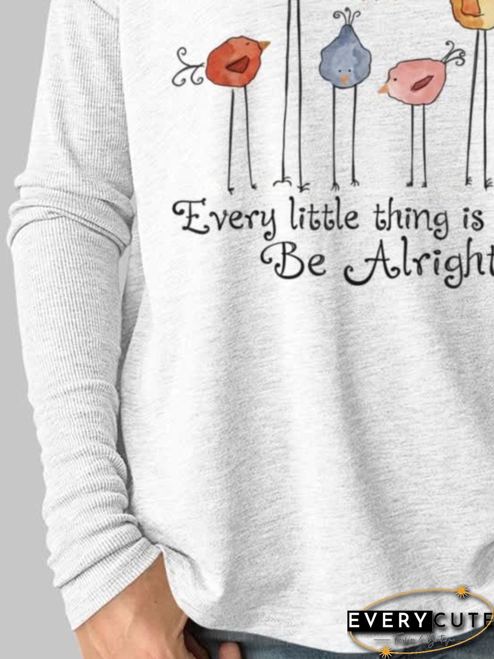 Crew Neck Casual Long Sleeve Tops