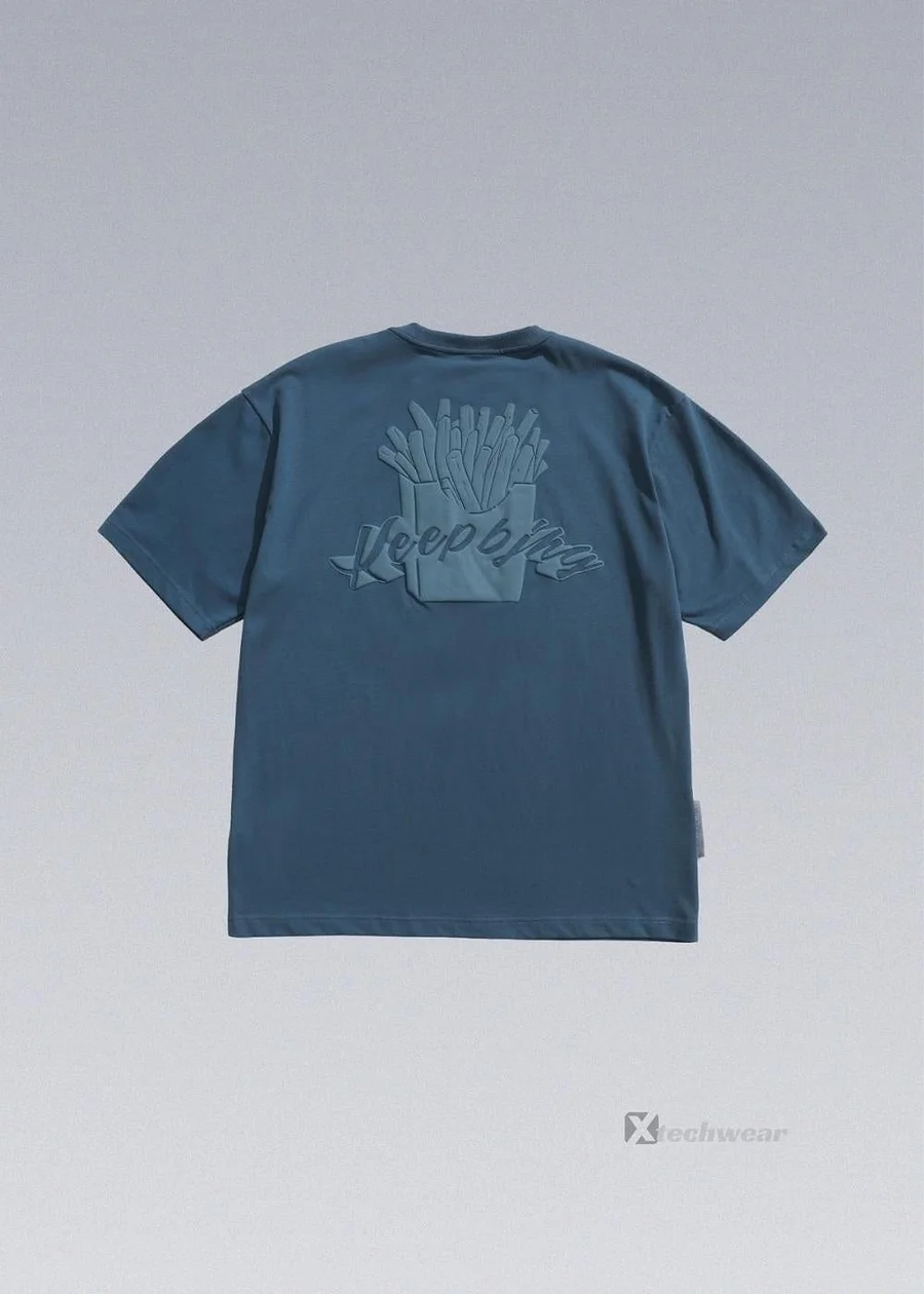 【BAON】[unisex] Void printing tee Dragon Ball Z x Primitive Gray Tie Dye Super Goku Toei T