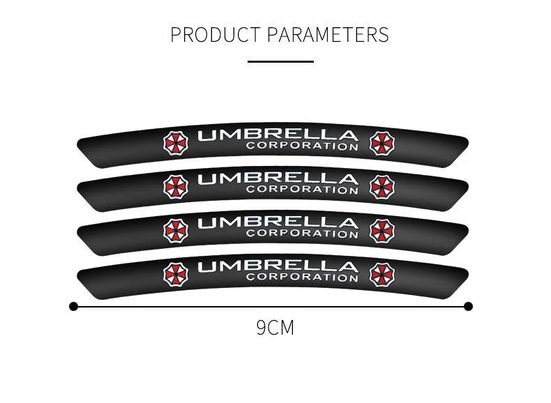 Car wheel decoration metal car sticker（4PCS）