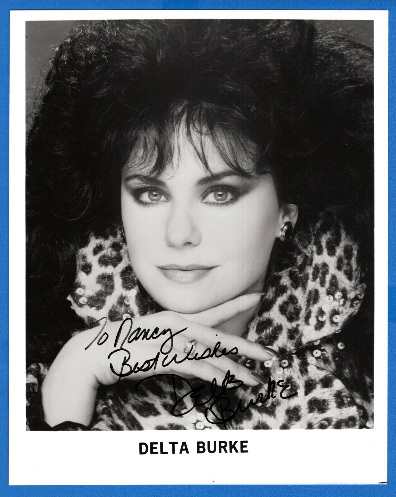 Delta Burke Actress Hand Signed Autograph 8x10 Photo Poster painting with Todd Mueller COA