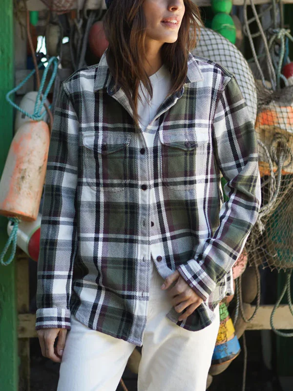 Simple Daily Plaid Outdoor Women's Shirt