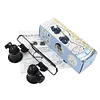 LED Magnifier Glasses Loupes Portable 20X Observation Magnifying Eyewear