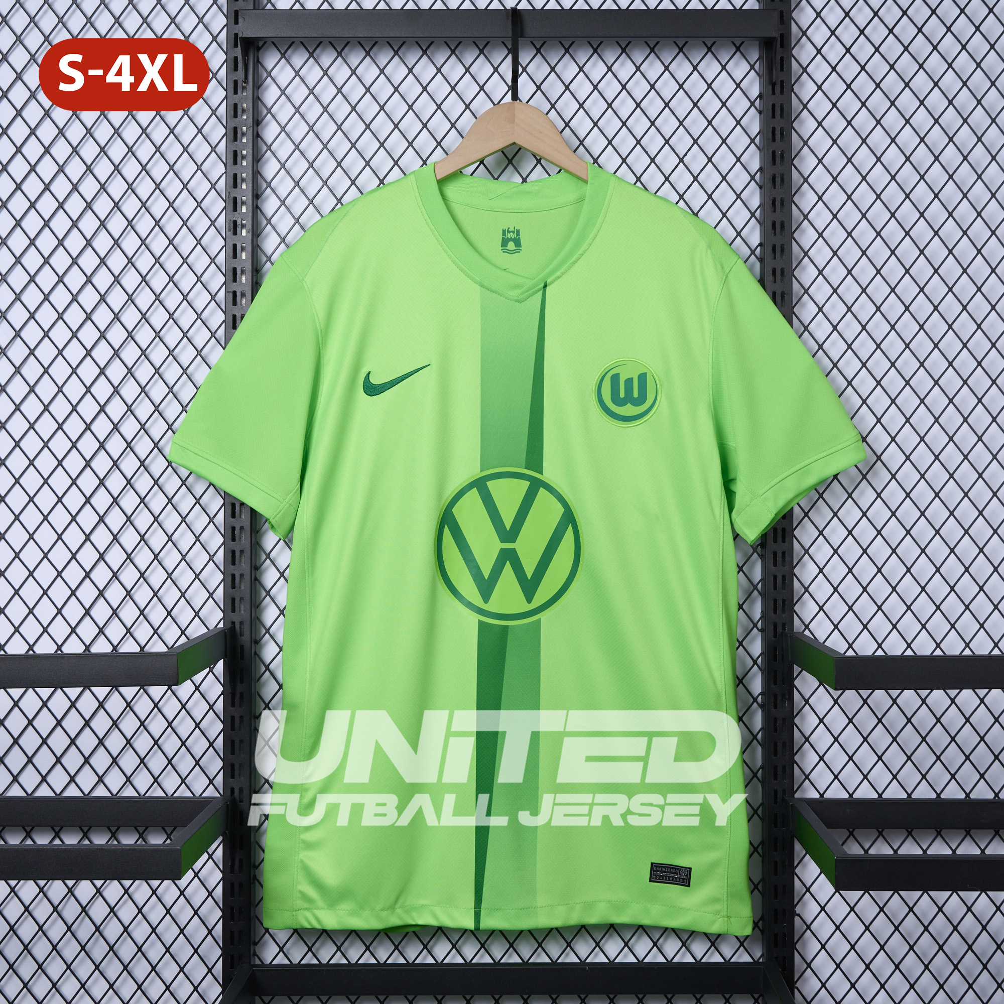 Wolfsburg 24-25 Home Stadium Jersey - Fans Version