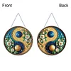 (US Only)Yin Yang 2D Flat DIY Diamond Painting Set Diamond Art Pendant Home Wall Decor
