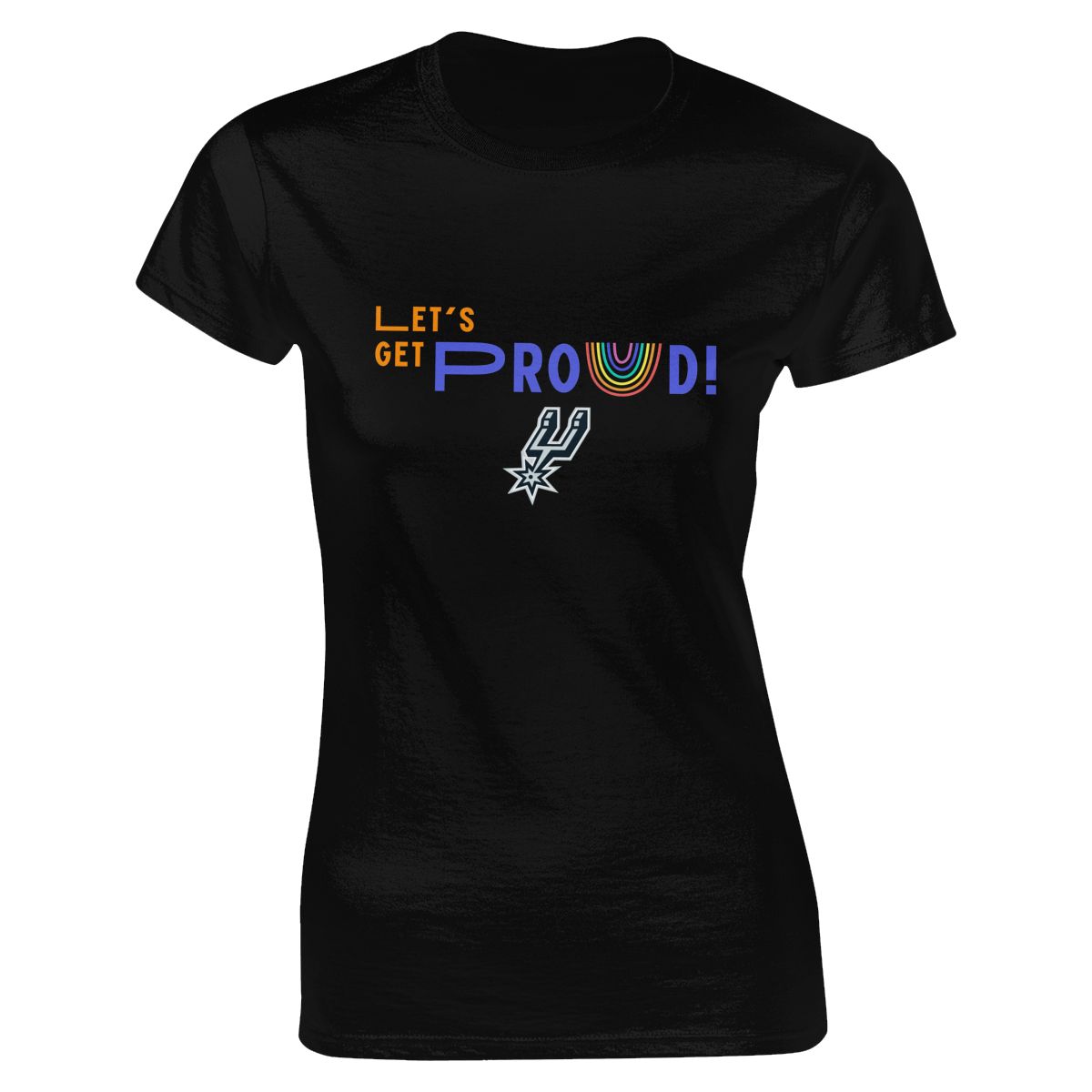 San Antonio Spurs Let's Get Proud Women's Classic-Fit T-Shirt
