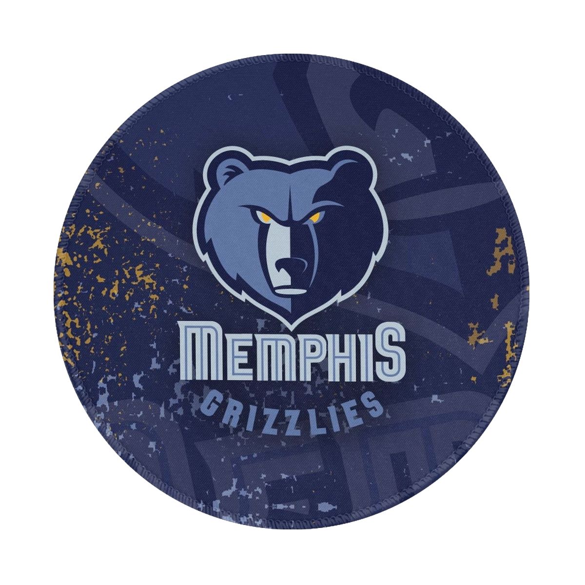 Memphis Grizzlies Non-Slip Rubber Round Mouse Pad