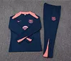 Joyfball 2025/2026 Barcelona Half-Pull Training Suit Royal Blue Football Shirt 1:1 Thai Quality