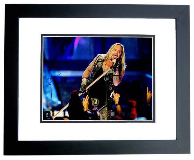 Vince Neil Signed - Autographed Motley Crue Singer 11x14 inch Photo Poster painting FRAMED