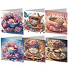 (US Local)6PCS Coffee DIY Diamond Art Greeting Cards Congratulations Cards & Gifts
