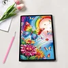 (US Local)Special Shaped Flower Butterfly Diamond Painting Journal Notebook Kit