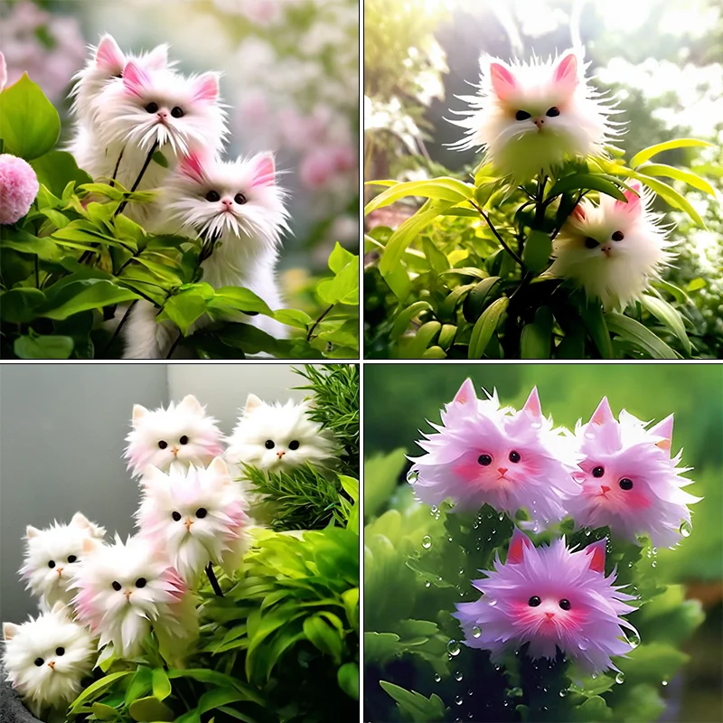 🔥Magic Plants! 🌈🐱Dazzling Cat's Eye Seeds（Mixed Colors）