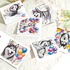 uk.everydayedeals 6Pcs DIY Diamond Painting Greeting Card - Party Puppy