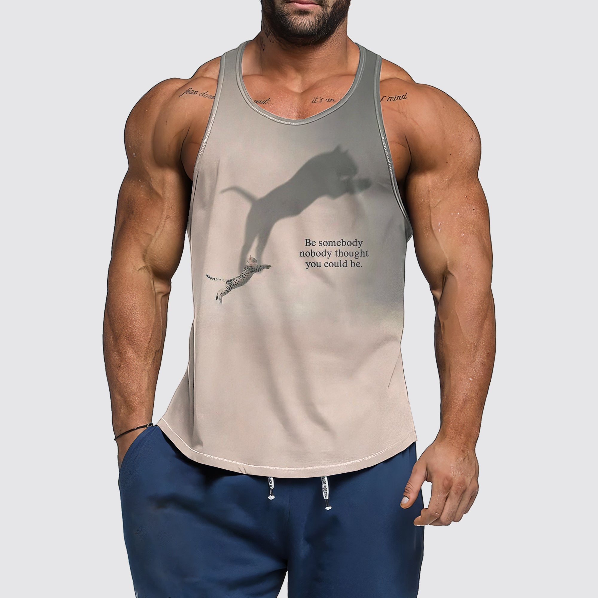Ultimate Gym Tank Top for Men: Stay Cool and Comfy During Intense Workouts- AA06184