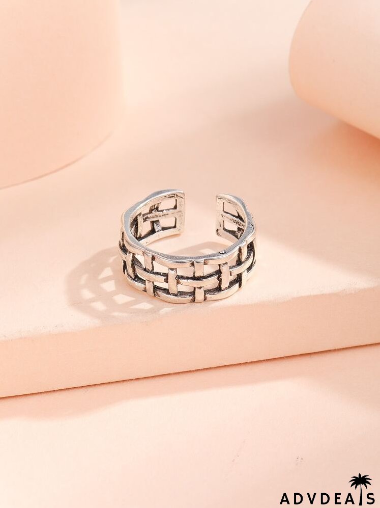 Hollow Out Cuff Ring