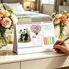 Animal DIY 12-Month Diamond Art Desk Calendar Creative Design