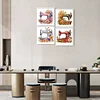 (US Only)4pcs Sewing Machine - Diamond Painting - Partial Special Shaped Drill (Canvas|30*30cm)