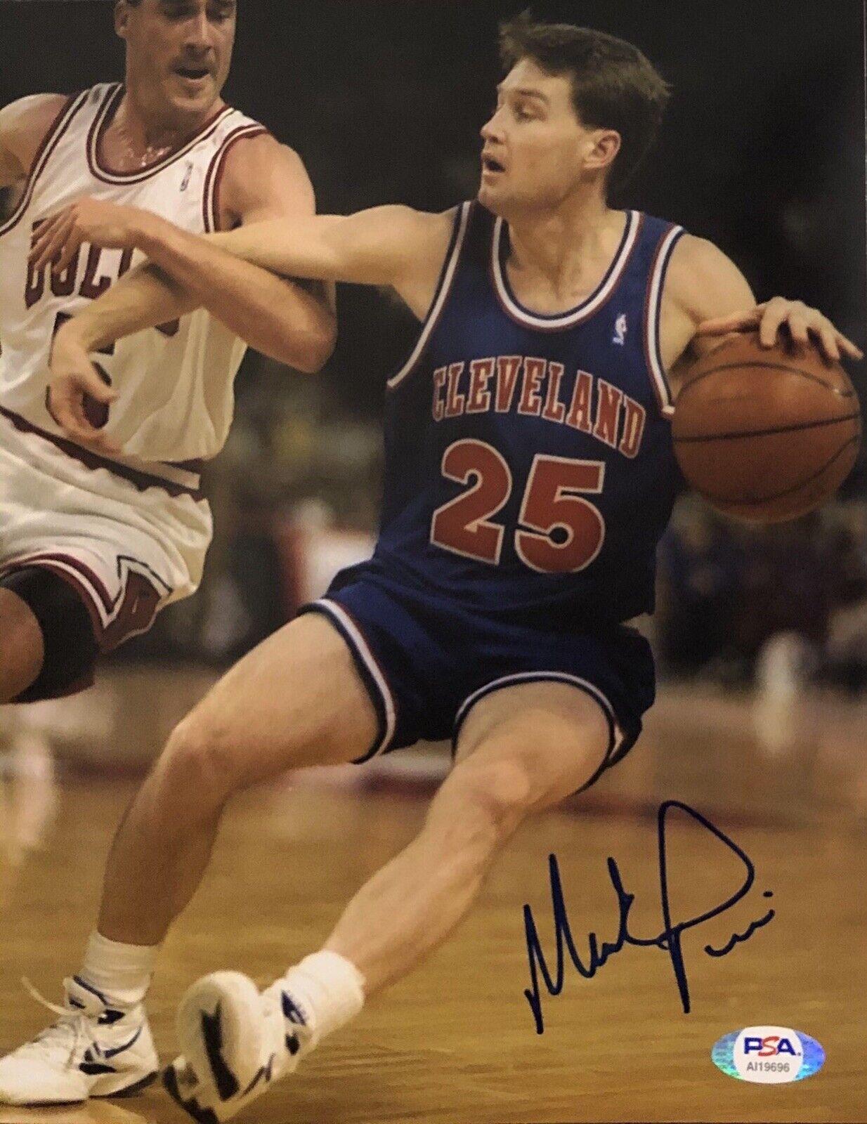 Mark Price Signed Autographed Cleveland Cavaliers 8x10 Photo Poster painting Psa/Dna