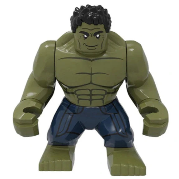 Hulk (Endgame) Custom Marvel Superhero Large Minifigure Minifigure Bricks monstertoys