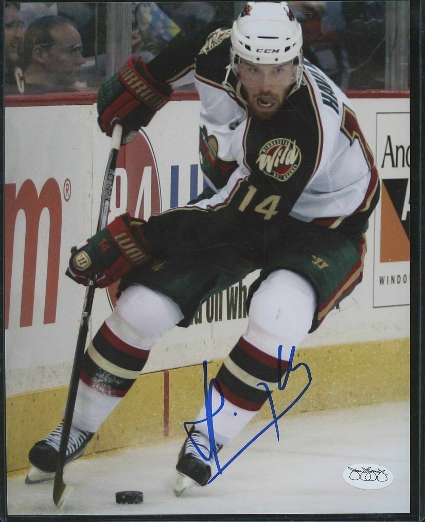 Martin Havlat signed Minnesota Wild 8x10 autographed Photo Poster painting JSA