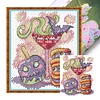 Halloween Desserts-14CT Stamped Cross Stitch 17*18cm/6.69*7.09in tapestrymarket