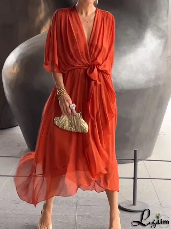 Luxurious and Breezy Dress