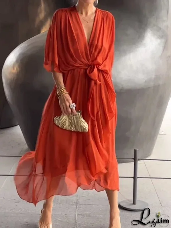 Luxurious and Breezy Dress