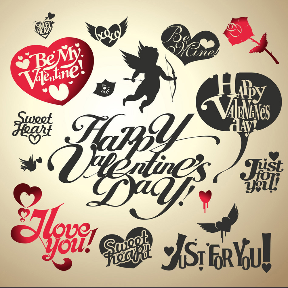 

40*40CM-Round Drill Diamond Painting-Happy Valentine, 501 Original