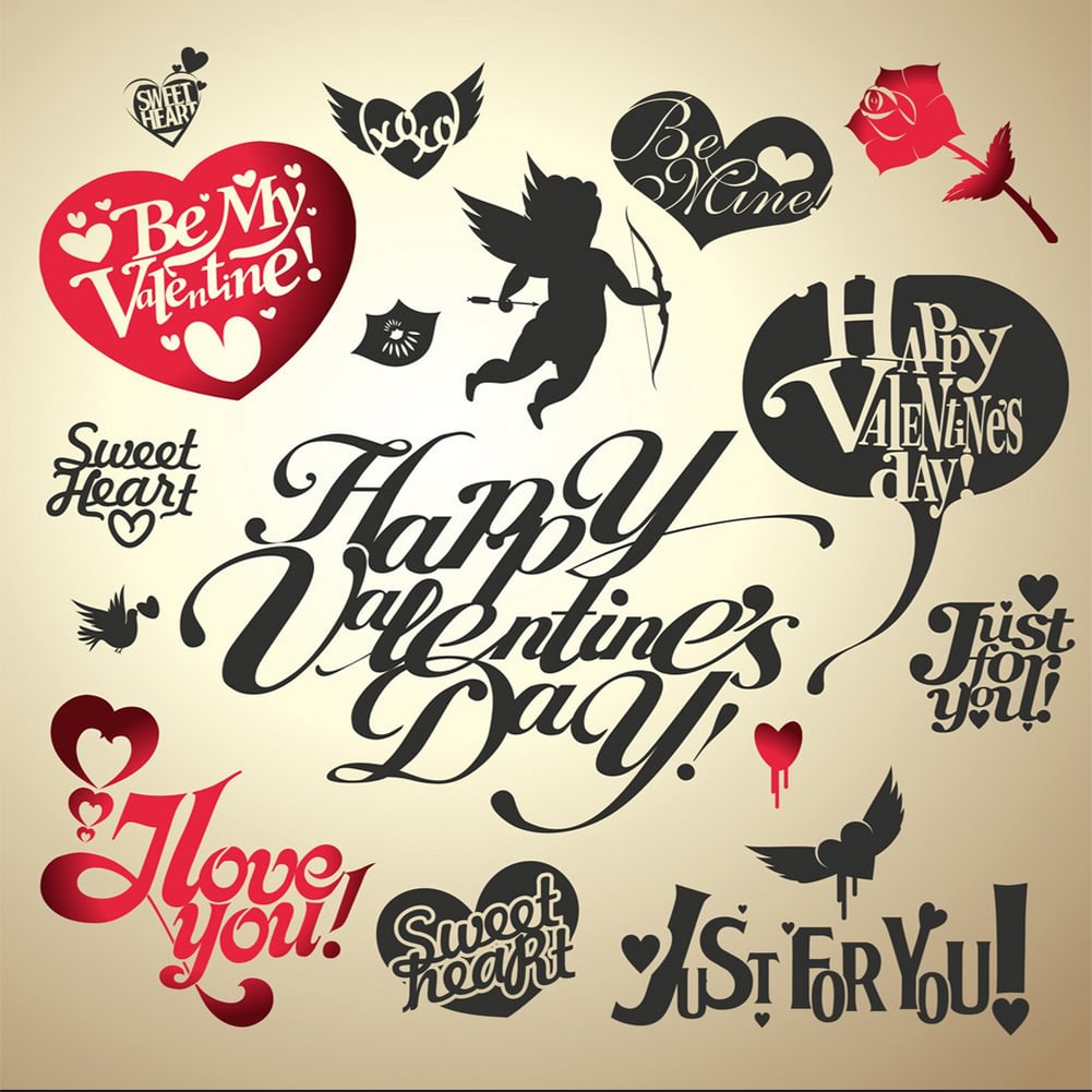 Happy Valentine - Full Round - Diamond Painting