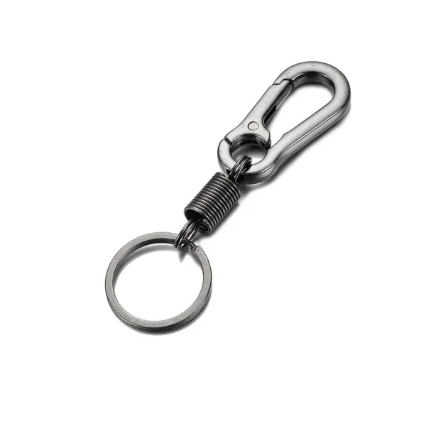 Spring Climbing Hook Car Simple Strong Carabiner Shape Accessories Metal Vintage Keychain