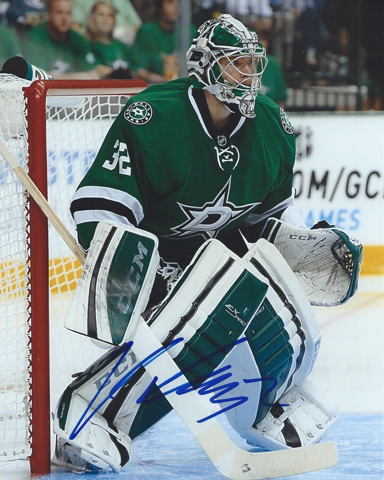 Kari Lehtonen Signed 8x10 Photo Poster painting Dallas Stars Autographed COA