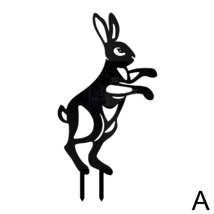 🔥kukelife🔥Docenin™🐇Pre-Easter Promotion - Garden Metal Rabbit Yard Art🐇