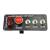12V Ignition Switch Panel Engine Start Push Button LED Toggle