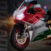 1/9 Motorcycle Model With Engine Startup, Throttle Control, And Exhaust Spray Simulation, Die-Cast Motorcycle, Ideal Gift For Men
